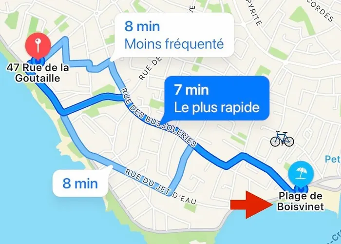 Διαμέρισμα T2 4 Personnes Rdc 50m Et Corniche Saint-Hilaire-de-Riez